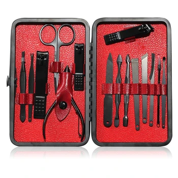 

Multifunctional Nail Clipper Set 18pcs Toe Set Portable Travel Set Stainless Steel Nail Clippers Home Outdoor Tools