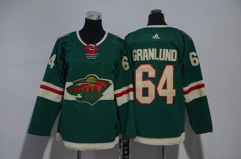 Серебристый Free shipping stitched Minnesota Mens adults#12 Eric Staal 20 Ryan Suter 40 Devan Dubnyk 64 Mikael Granlund Jersey - Цвет: Серебристый