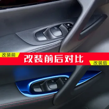 

Car styling Car interior window glass lift window lifter panel trim for NISSAN QASHQAI J11 2016 2017 2018 Car-covers