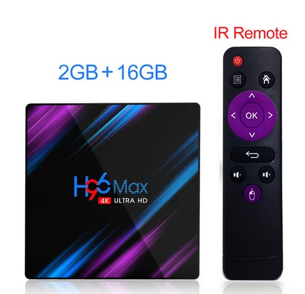 Золотой H96 MAX Smart tv Box Android 9,0 16 ГБ 32 ГБ 64 ГБ медиаплеер Rockchip RK3318 4K Wifi USB 3 медиаплеер Android телеприставка - Цвет: Золотой