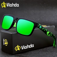 VIAHDA новые и крутые поляризованные солнцезащитные очки модели цветных солнцезащитных очков брендовые дизайнерские солнцезащитные очки с коробкой
