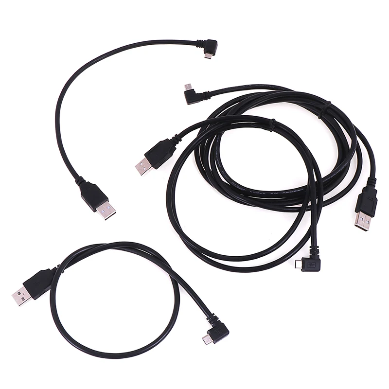 Новый кабель зарядного устройства микро usb под прямым углом 0 3/0 5/1 0/1 5 м для microsoft