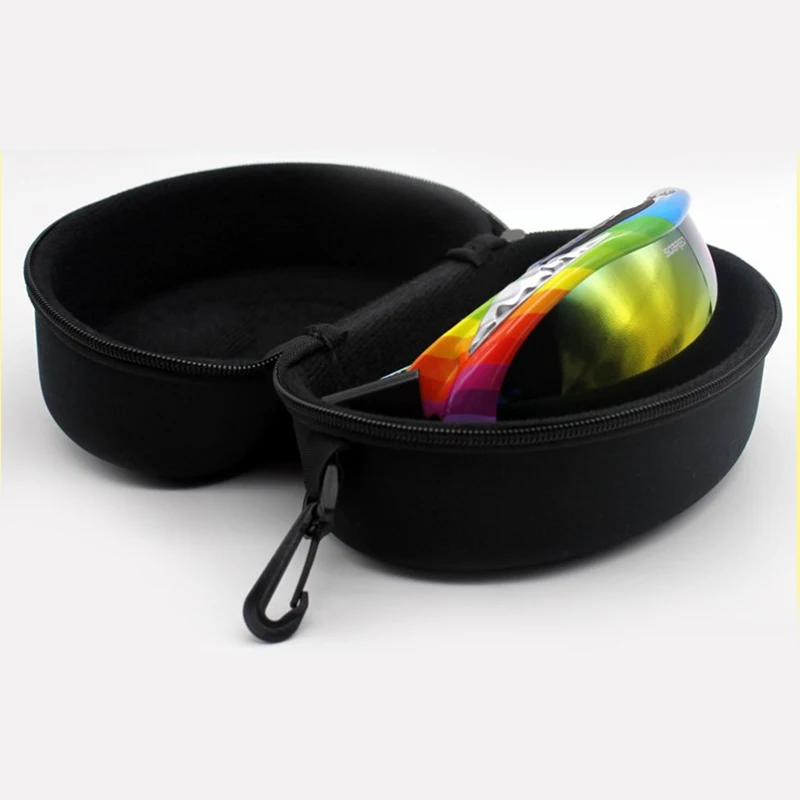Adult Child Snow Ski Eyewear Case Portable Water Resistant Snowboard Skiing Goggles Zipper Hard Box | Спорт и
