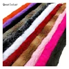 2024 100% Natural Real Thicken Rabbit Fur Trim Clothes Accessories Genuine Fur Strips For sweater Coat Hood Hat Diy Fluffy Trims 1