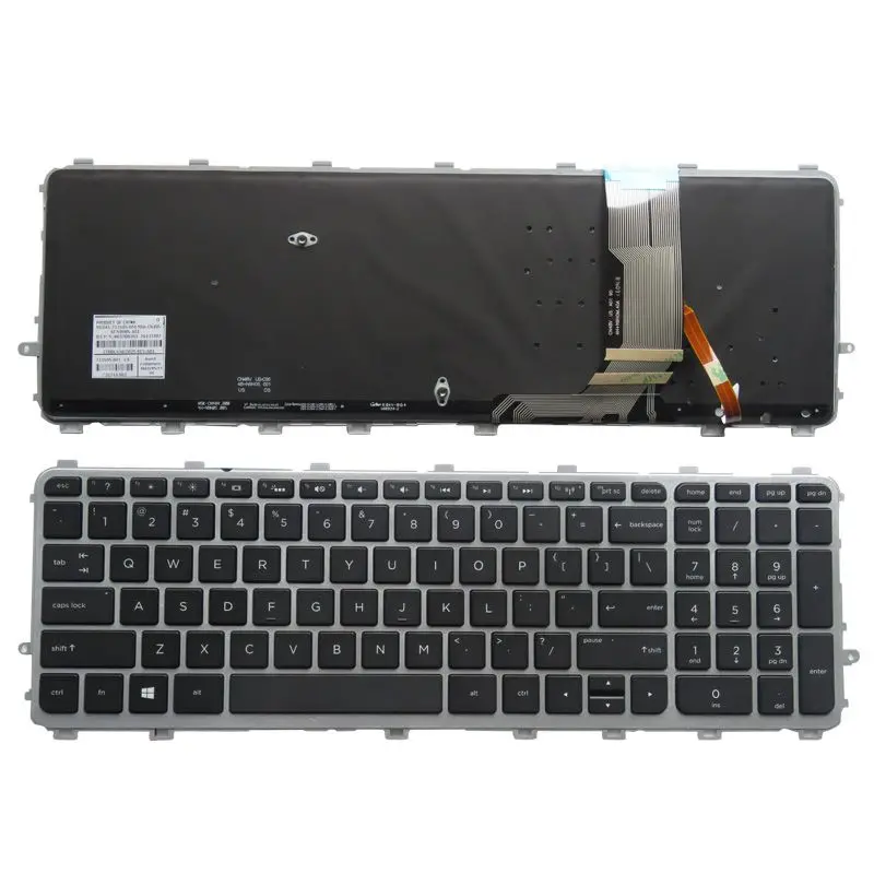 YALUZU новая английская клавиатура с подсветкой для hp ENVY 17t-j000 15-j000ea 15-j003la 6037B0082701 720244-161 17-j184na 17-j184nr