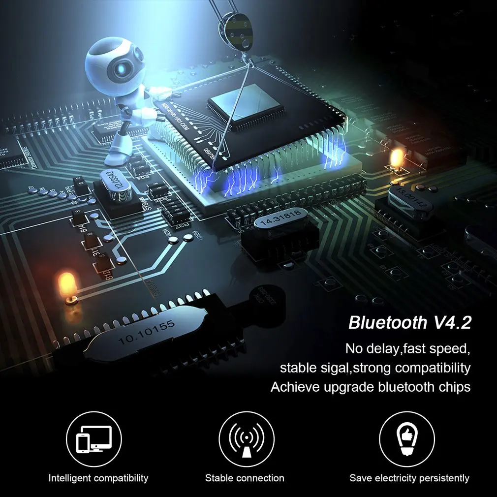 Открытый прочный Портативный Hifi беспроводной Bluetooth V4.2 динамик с усиленным басом Водонепроницаемый IPX6 с 5 Вт Двойной драйвер