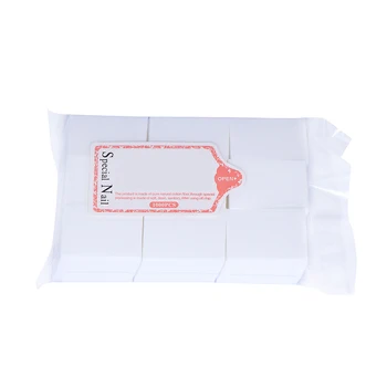 

1000pcs/pack Gel Polish Remover Pad Nail Wipes Cotton Napkins Wrap Tool Lint Free Cleaning Paper Pad Soak off Remover Manicure