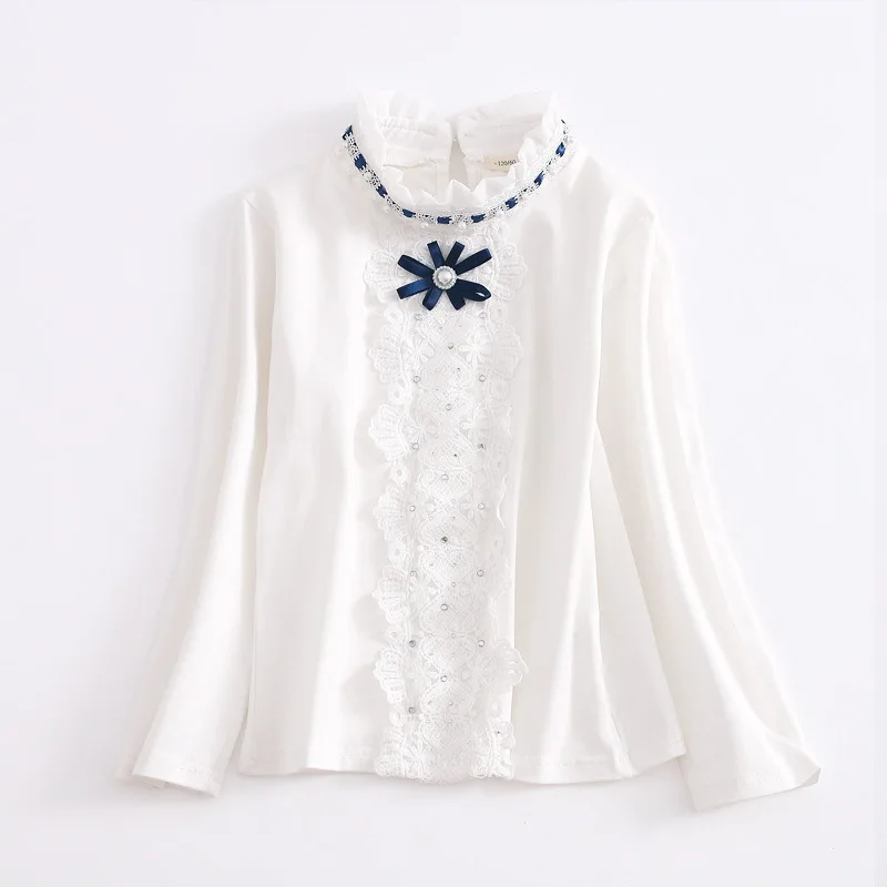 

Children's Clothing Girls Base Shirt Autumn And Winter Cotton Autumn Baby Princess-Style Top Long-Sleeve