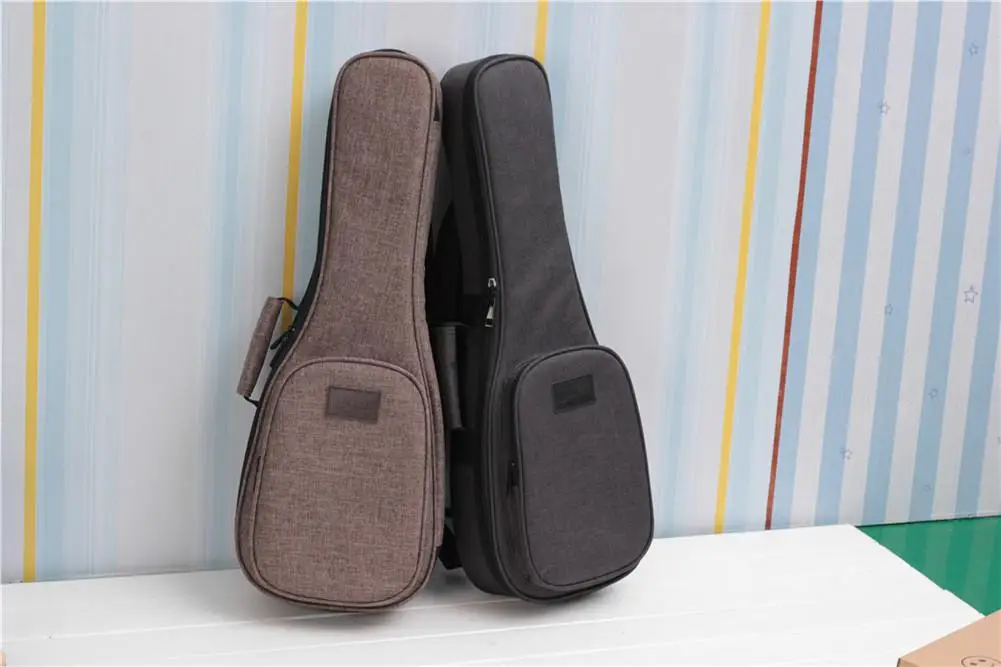 

21/23/26 Inches Ukulele Bag double straps Ukulele Storage Pouch Thicken Cotton 15mm Carrying Case Ukulele Backpack