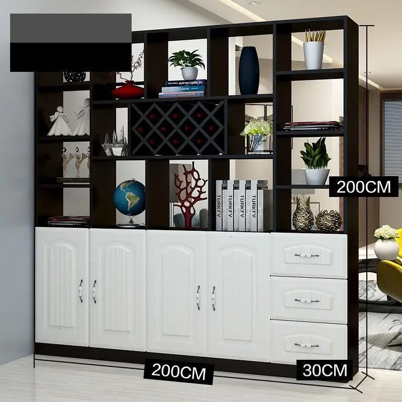 Version E Cristaleira Dolabi Meble кухонная витрина для хранения Meube Mobile Cocina Mesa полка Mueble бар коммерческая мебель винный шкаф - Цвет: Version E