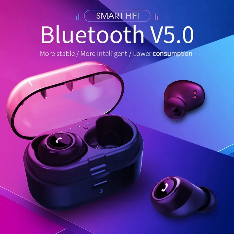 Новые TWS Bluetooth наушники спортивные Bluetooth 5,0 мини беспроводные наушники стерео гарнитура громкой связи с микрофоном