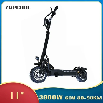 Kaufen ZAPCOOL T103-3 11 Zoll Erwachsene Faltbare Offroad Elektrische Roller Schritt Patinete Skateboard E-roller Mobilität Longboard Escooter