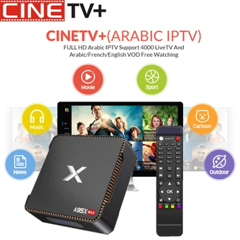 

A95X MAX X2 Android 8.1 TV Box 4G 64G Amlogic S905X2 1000M TV Box Support Video Recording Set Top Box iptv abonnement 1 année