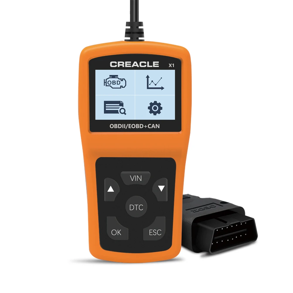 X1 Считывание/очистка кодов неисправностей сканирующее устройство OBDII/OBD считывание DTC OBD2 автомобильный диагностический инструмент диагностический сканер для автомобиля