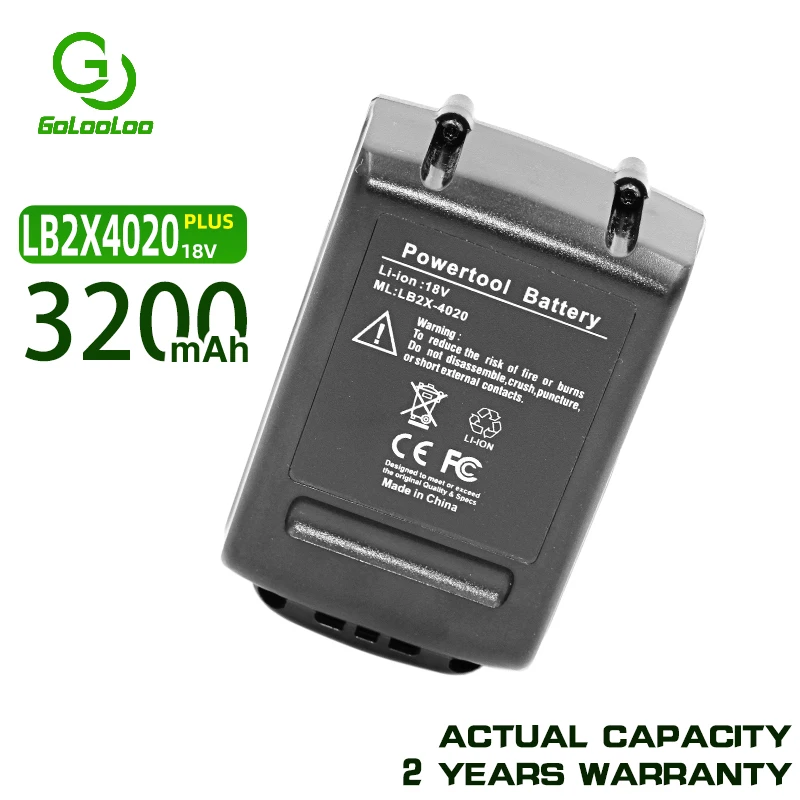 18V 3200mAh LCS1620 Lithium Rechargable Battery for BLACK &amp DECKER LBXR20 LB20 LBX20 LBX4020 LB2X4020 LST120 LST220 LCS120 | Компьютеры