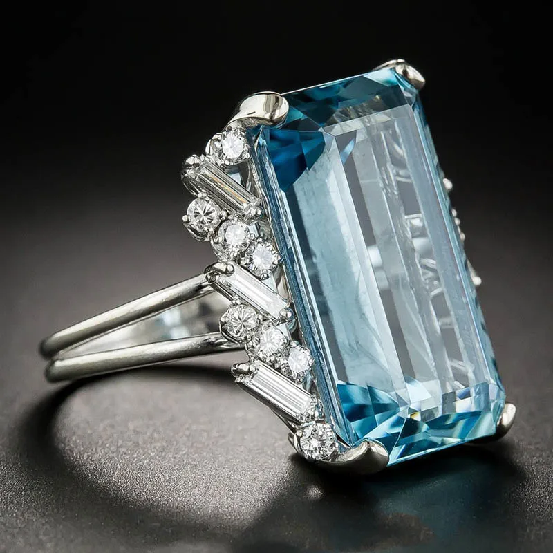 Emerald Cut GIA Diamond Rectangle Shape Engagement Ring | HX Jewelry