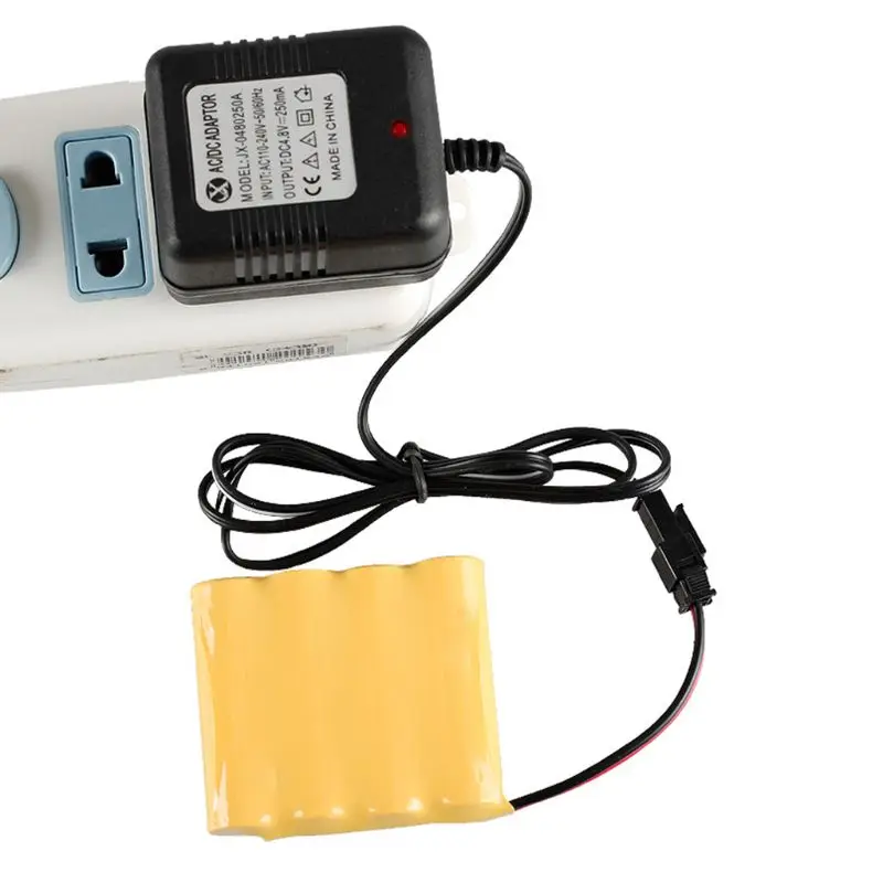 Набор аккумуляторов SM Plug зарядное устройство адаптер usb кабель для зарядки Ni-Cd Ni-MH 4,8 V 250mA выход игрушка с дистанционным управлением