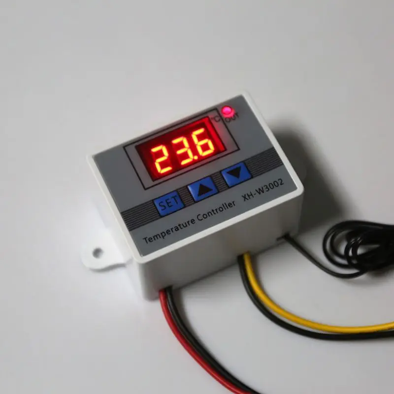 

12V 24V 220V W3002 Digital Temperature Controller 10A LED Thermostat Regulator 19QB