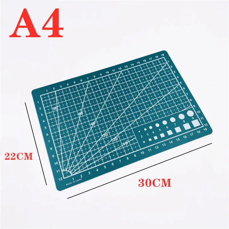 A3 A4 5 PVC Cutting Mat Workbench Patchwork Cut Pad Sewing Manual DIY Knife Engraving Leather Cutting Board Single Side Underlay