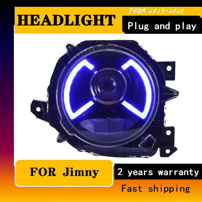 

Headlight Assembly For Suzuki Jimny 2019-2020 Full Led Light Source LED DRL LED Low Beam LED High Beam A Touch Of Blue