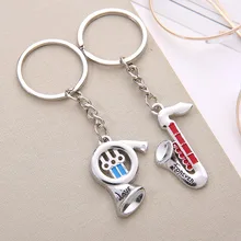 Креативный мини-саксофон брелоки для пар инструмент кольцо для ключей для пары фортепиано деликатное небольшие подарки оптом