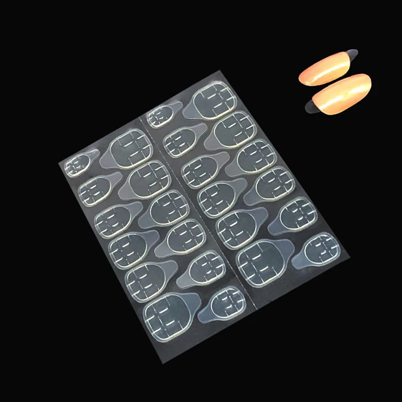 GAM-BELLE 120pcs Double Sided False Nail Art Adhesive Tape Glue Sticker DIY Tips Fake Nail Acrylic Manicure Gel Makeup Tool