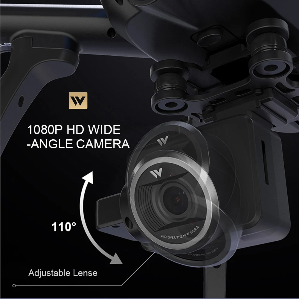 Gps-дрон с камерой 1080P 2,4G Wifi FPV Follow Me Surround Mode автоматический возврат высоты удержание бесщеточный Радиоуправляемый квадрокоптер вертолет