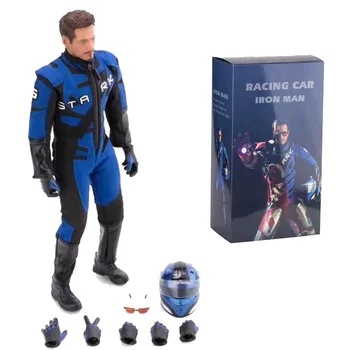 

HC Avengers Marvel ironman Iron Man Racing Suit Tony Stark Statue Iron Studios PVC Action Figure toy Movie Collection Model Doll