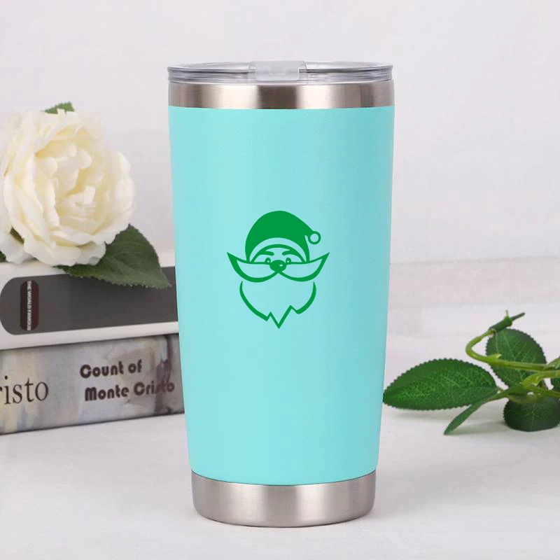 Online Santa Claus Christmas gift for man woman double wall stainless steel mug cup water bottle car cup