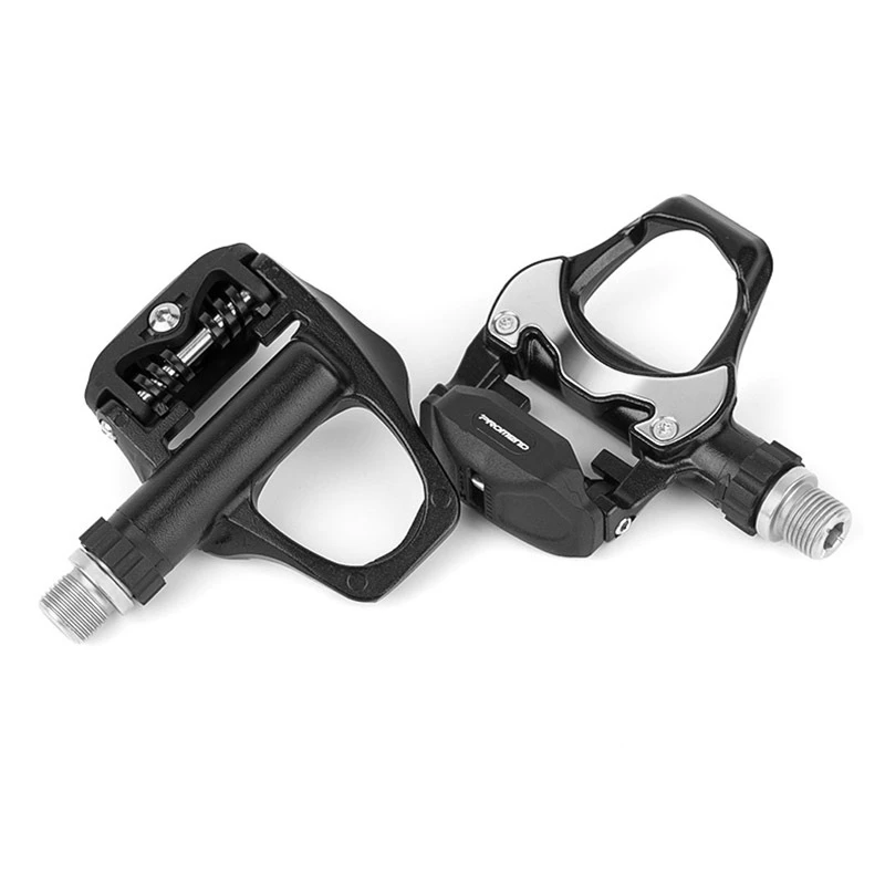 

Aluminum-magnesium Alloy Road Bike Self-locking Pedals Palin Bearing Card Stepping Bike Pedals With Locking Plate Bicycle Pedal