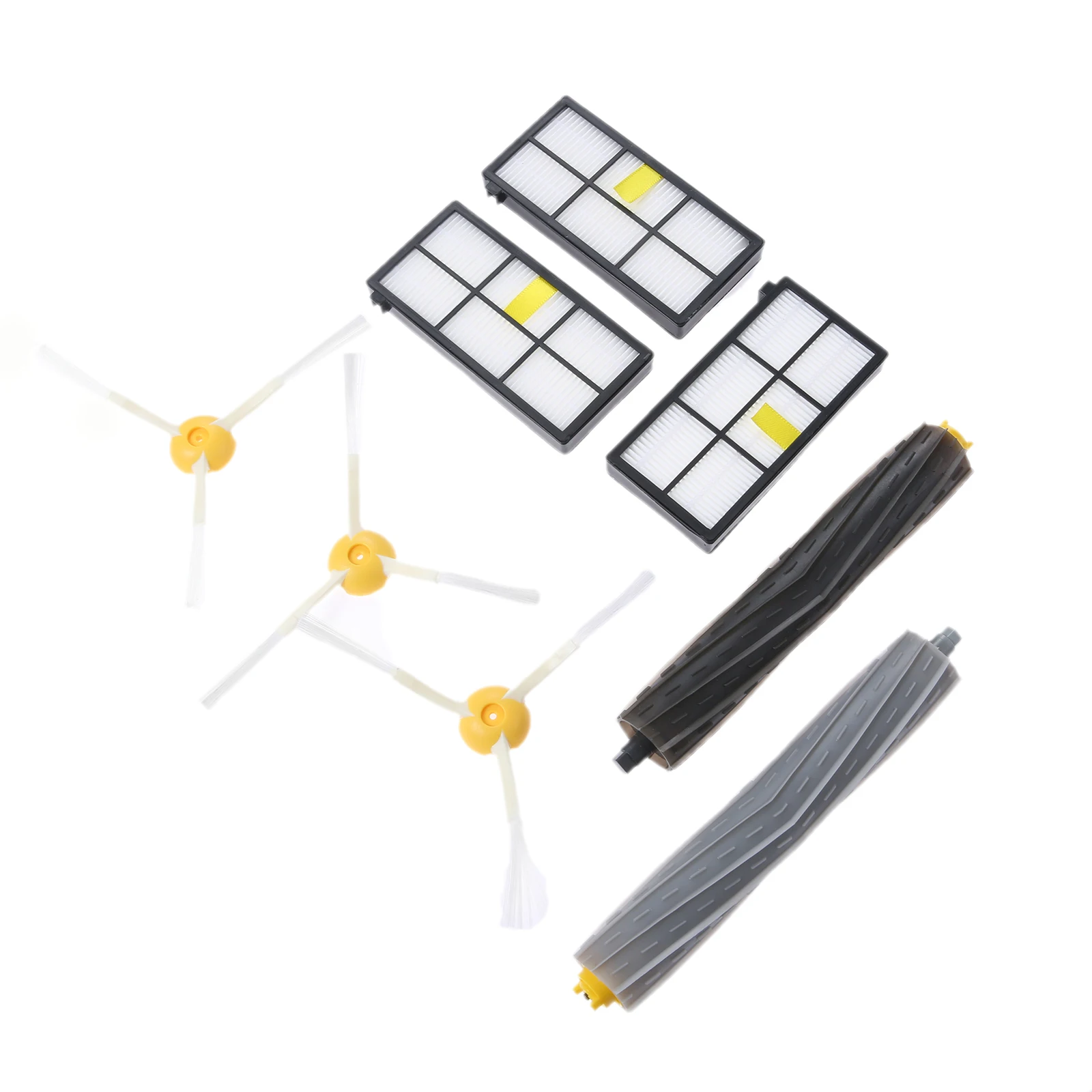 8pcs/set Replacement Part Maintenance Accessory fits for 800 900 805 860 866 870 871 880 885 980 Vacuum Clean Robot Brush Filter |