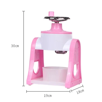 

Household Handhold Manual Crusher Hand Crank Mini Ice shaving Machine Snow Cone Smasher DIY Ice Cream Grinding Machine BJStore
