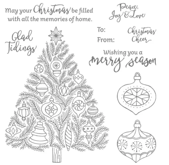 Прозрачные штампы с надписью &quotMerry Season&quot для скрапбукинга сделай