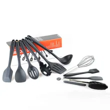 Силикагель кухонная посуда 10 шт. антипригарный горшок набор силиконовой посуды экологически чистые кухонные принадлежности