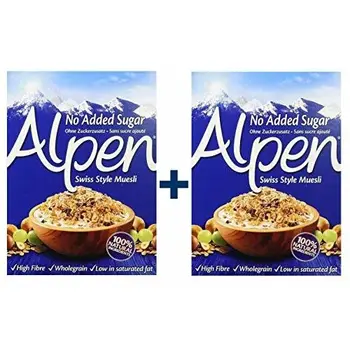 

Weetabix Alpen Muesli sin azúcar 560 g, 2er Pack (2x560g)