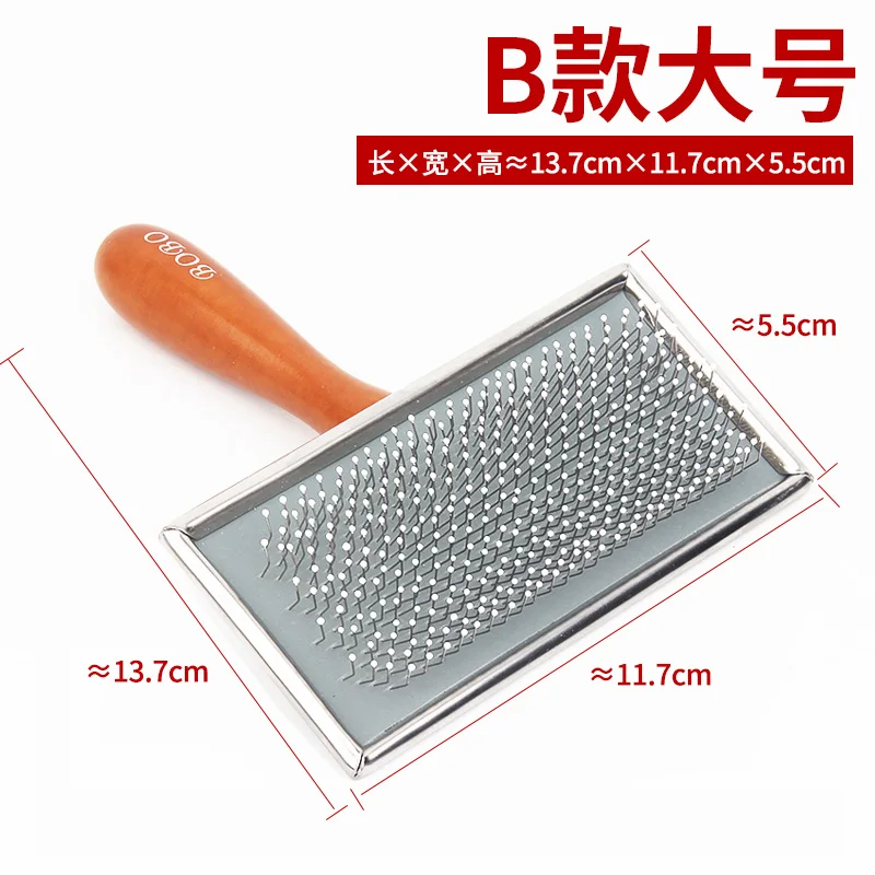 

Dog Comb Needle Comb Pet Comb Bristles Open Knot Brushed Cat Small Dog Supplies Teddy Comb for Bears