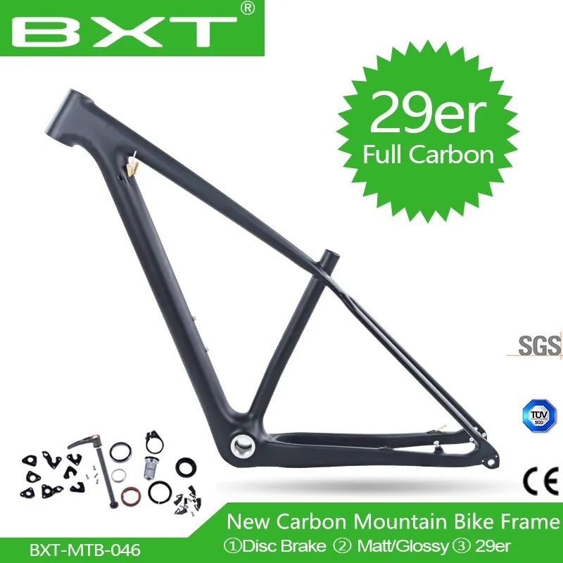 Новая карбоновая рама BXT T800 mtb 29er 29 для горного велосипеда 142*12 или 135*9 мм
