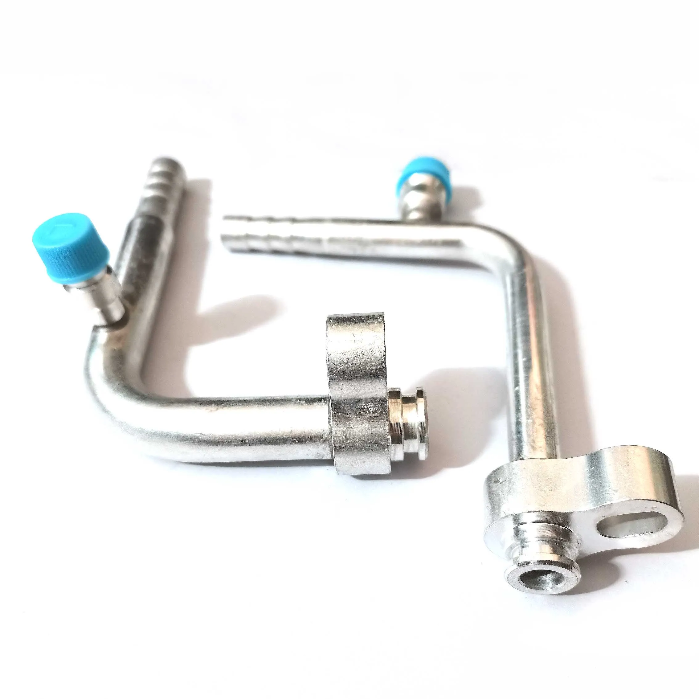 Auto Air Conditioning Pipe Fittings Daewoo Excavators AC Compressors Pipes Hoses Aluminum Joints R134a Refrigerant Valves