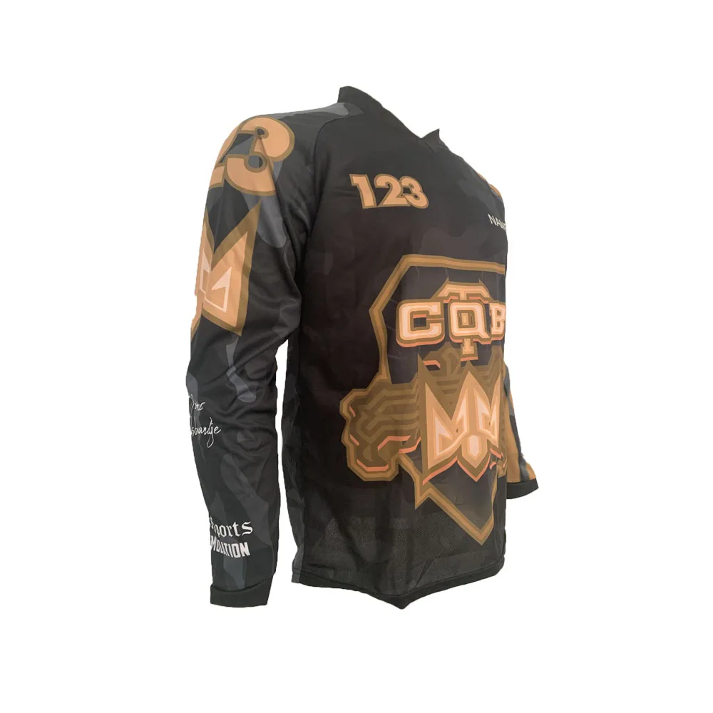 2022 new arrival SQB TEAM sport paintballs motocross jersey