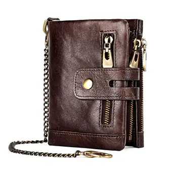 

100% genuine leather men's and women's wallets 2021 style multifunctional combination men's wallet coin purse compact mini card