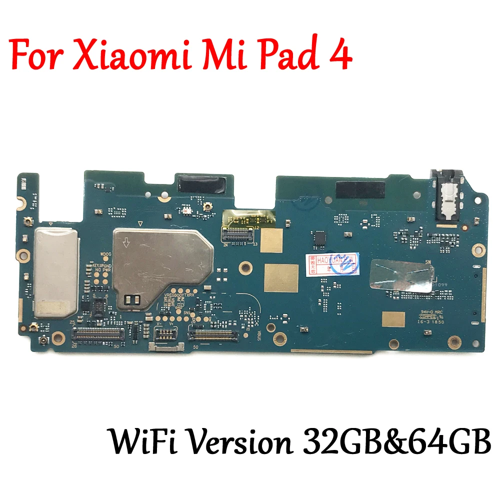 Original Tested Full Work Motherboard Logic Circuit Electronic Panel For Xiaomi Mi pad 4 MiPad4 MiPad | Мобильные телефоны и
