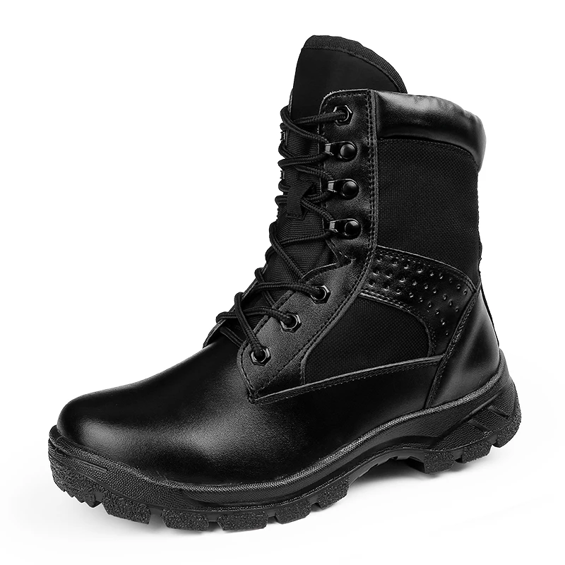 

2019 Winter Military Tactical Army Boots Men Shoes Waterproof Leather For Man Shose Outdoor Combat Boot Male Ankle Booties Shoe