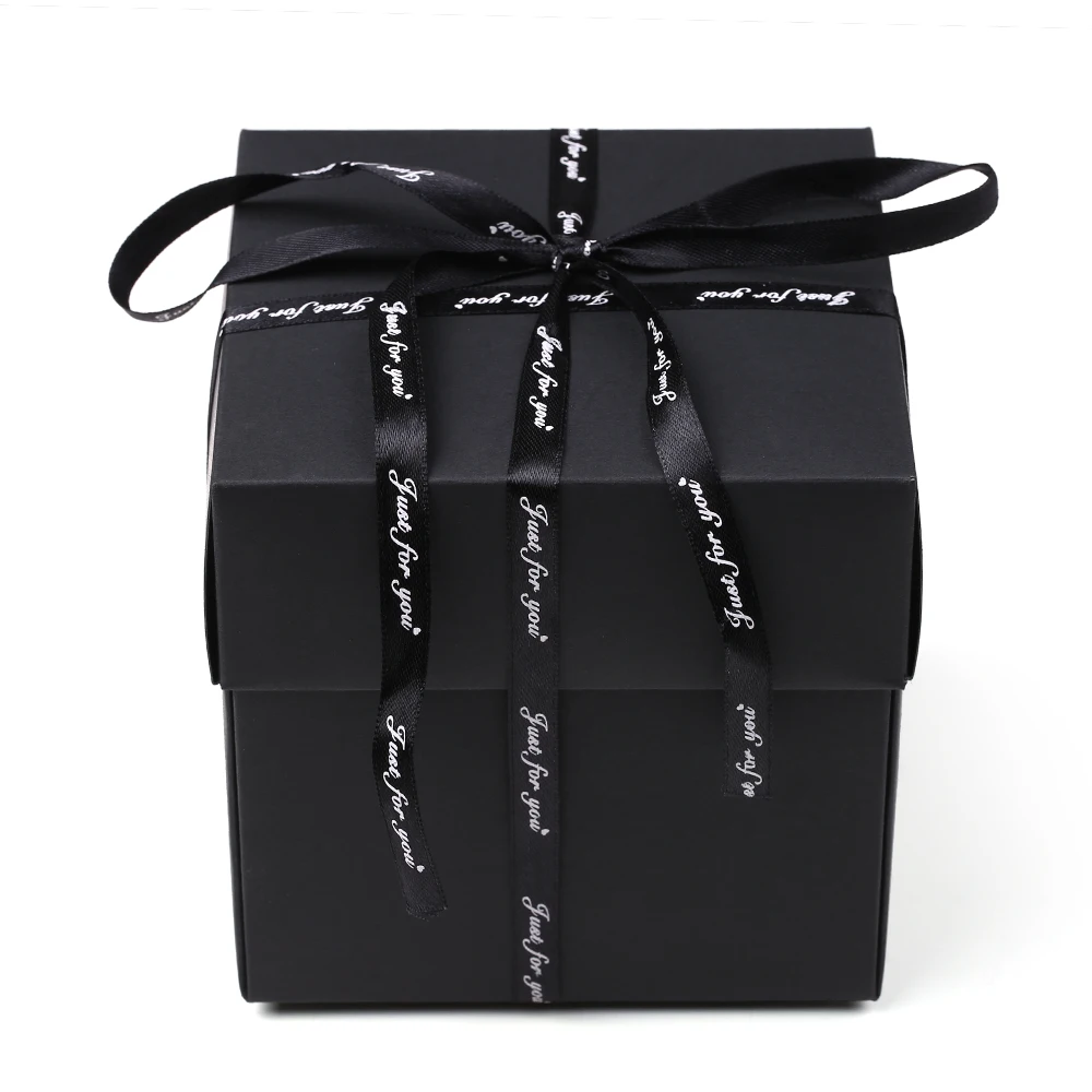 Подарочная коробка "сделай сам", Подарочная коробка, бумажная коробка ручной работы, фотоальбом, подарок на день рождения 12x12x12 см