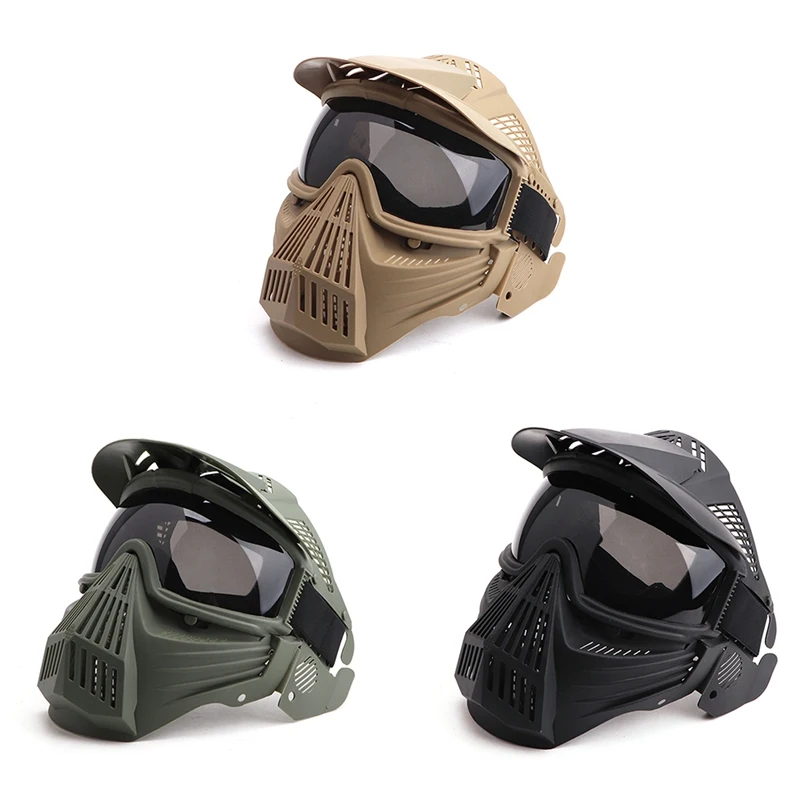

Adjustable Full Face Mask Anti-fog Mouth Protection Hat Outdoor Sportswear Protective Caps Accessories QW85