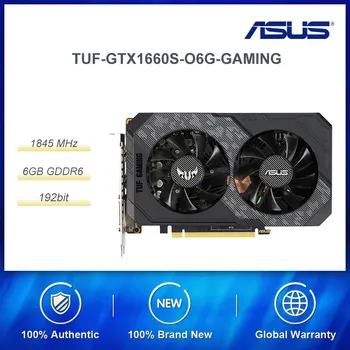 

ASUS TUF Gaming GeForce® GTX 1660 SUPER™ OC version 6GB GDDR6 Graphics Card High Refresh Rate Provides Superior FPS Gaming Card