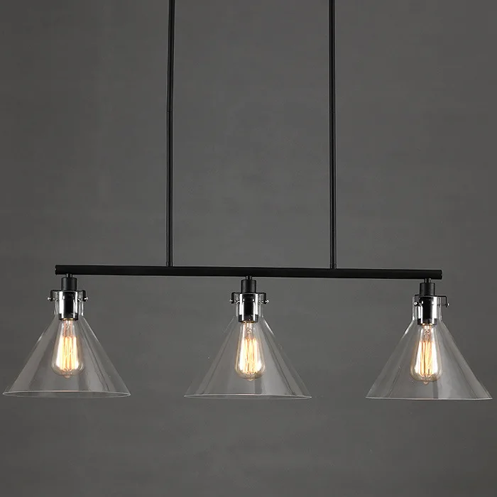 

Personality Glass A Chandelier Originality Concise Restaurant Bar Counter Bedroom Snack Tea With Milk Shop Funnel A Chandelier