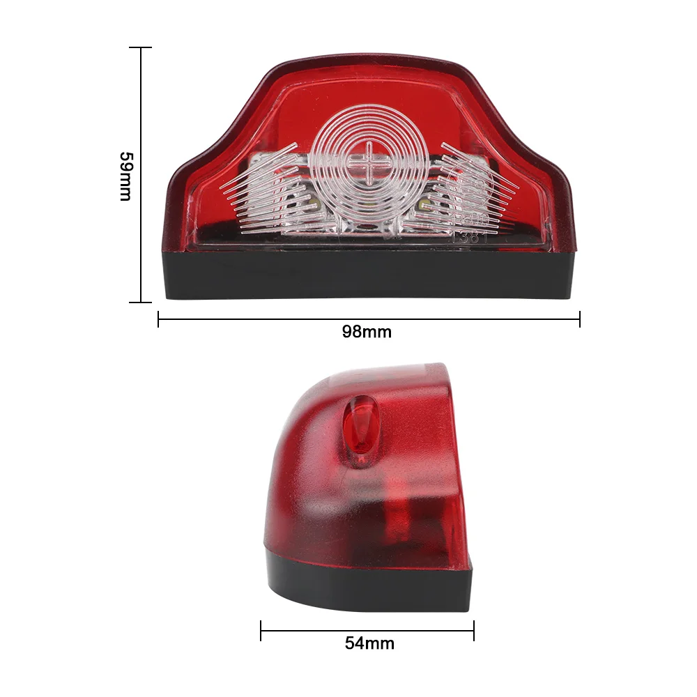 12V 24V LED Truck Position Lights Fog Indicator DRL Trailer Taillights Car Rear Side Marker Lamp Width for Boat Caravan Accessories led marker lights,led tail lights,led driving lights