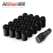 Автомобильный шестигранный разъем ступицы колеса анти-болт с головкой-секреткой/MG гайка/31 мм Модифицированная гайка винт