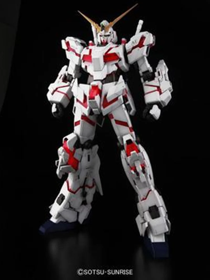 Bandai PG 1/60 единорог Gundam RX-0PVC Модель персонажа Детская кукла, игрушка