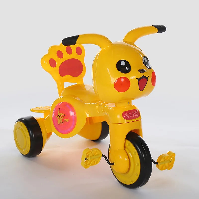 Новинка, детский трехколесный игрушечный автомобиль, стильный светильник, Музыкальный детский трехколесный скутер